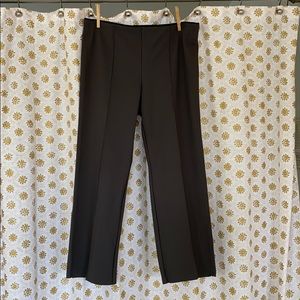 Athleta Crop Flare Pleated Pants
